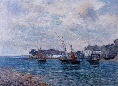Maufra - "Boats and Shingle Beach" (courtesy of I Require Art)